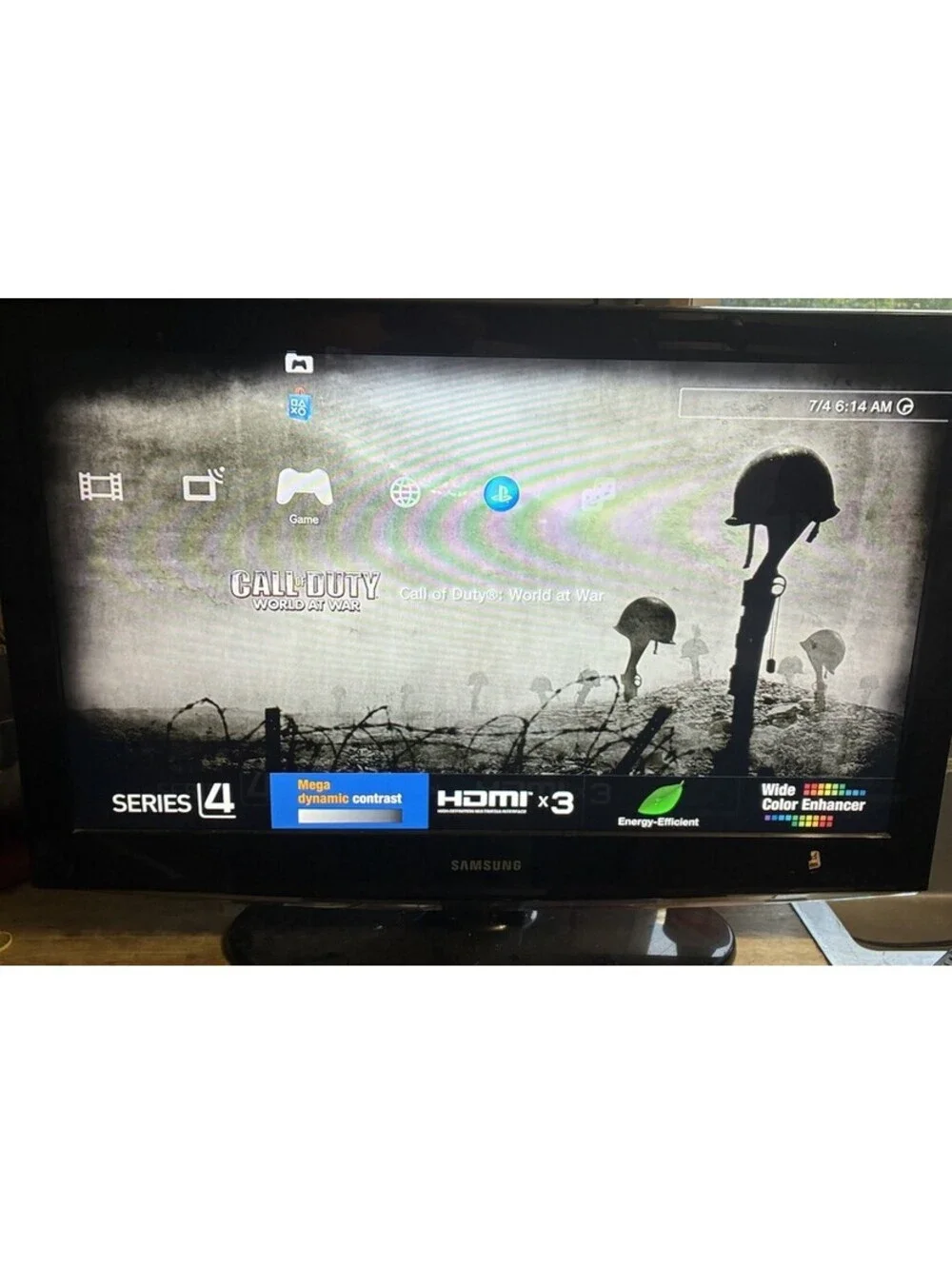 Sony PS3 Slim Console CECH-2501B Black w/ Logitech Wired Duel Shock Controller